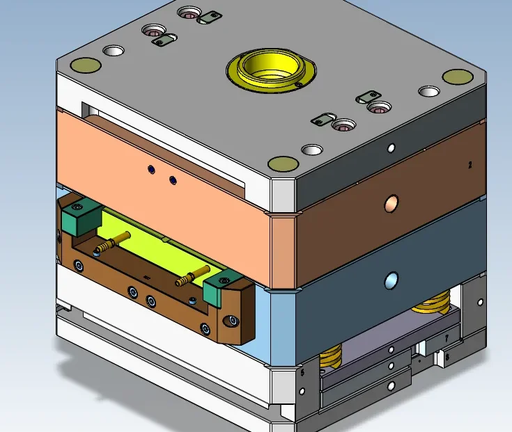 塑膠模具溫度場瞬態分析丨SimSolid