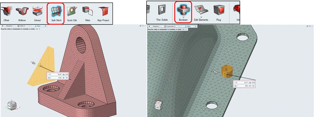 圖3 實體網格布林示意圖