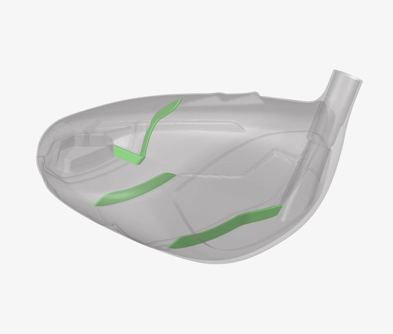 3.The HiBore XL's optimized internal ribbing is just one of many features that maximize performance, sound, and feel