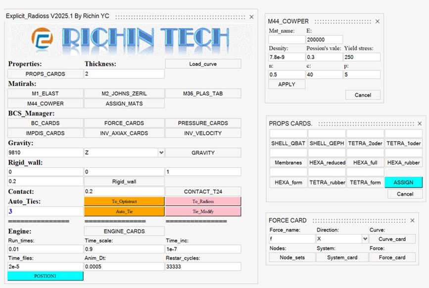 圖4. Radioss顯式分析(Explicit Radioss)