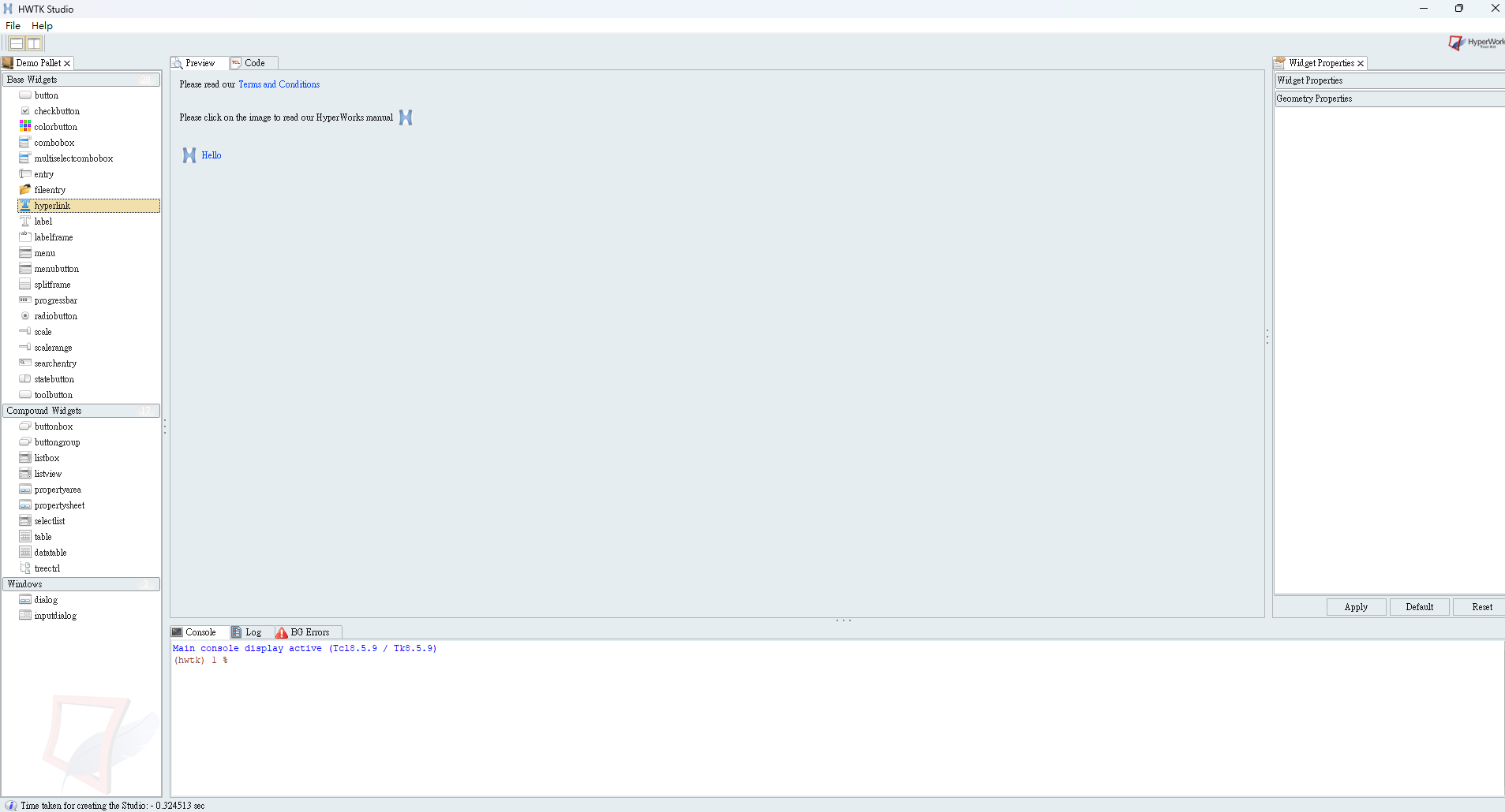 GUI Toolkit 新增 HyperLink 功能