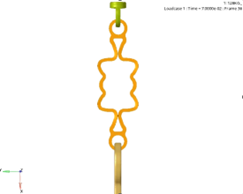 圖2-2：金屬能量吸收裝置實驗結果與模擬