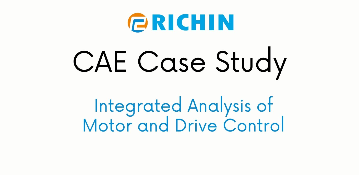 Integrated Analysis of Motor and Drive Control｜FluxMotor x Flux
