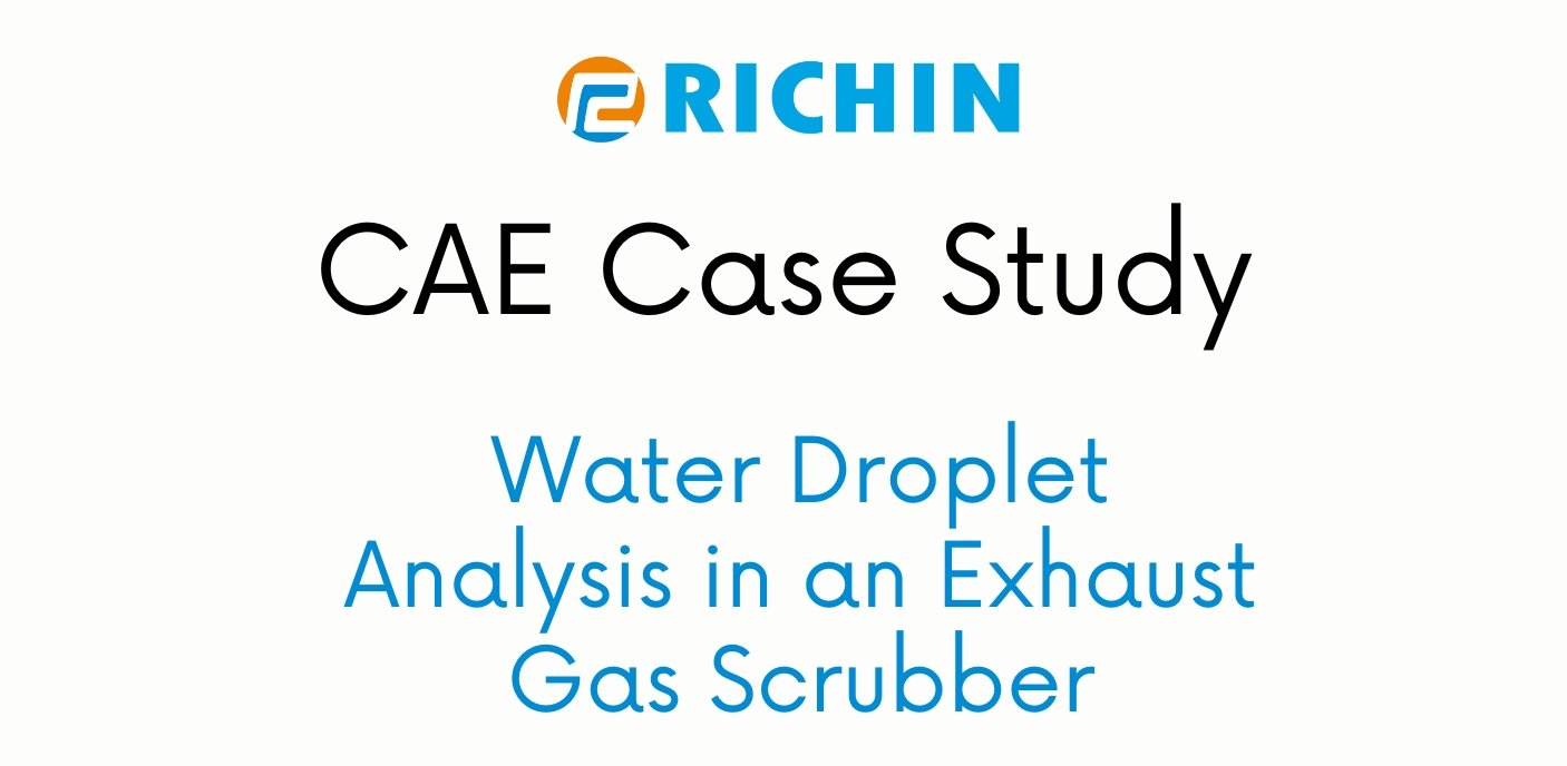Water Droplet Analysis in an Exhaust Gas Scrubber｜AcuSolve x EDEM