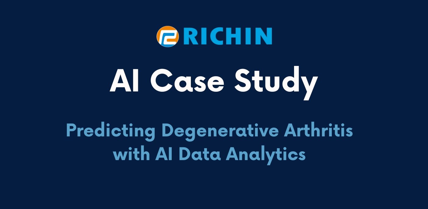 Predicting Degenerative Arthritis Using AI Data Analytics | RapidMiner
