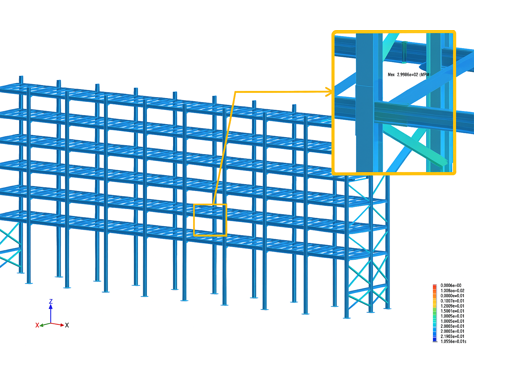 倉儲設備之結構強度分析-SimSolid